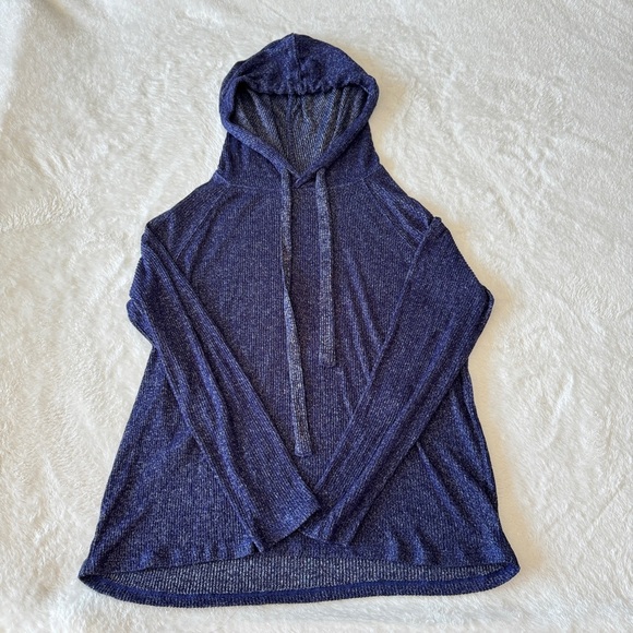 Kenneth Cole Knit Lightweight Hoodie - Navy Blue - Size XL - Picture 1 of 7